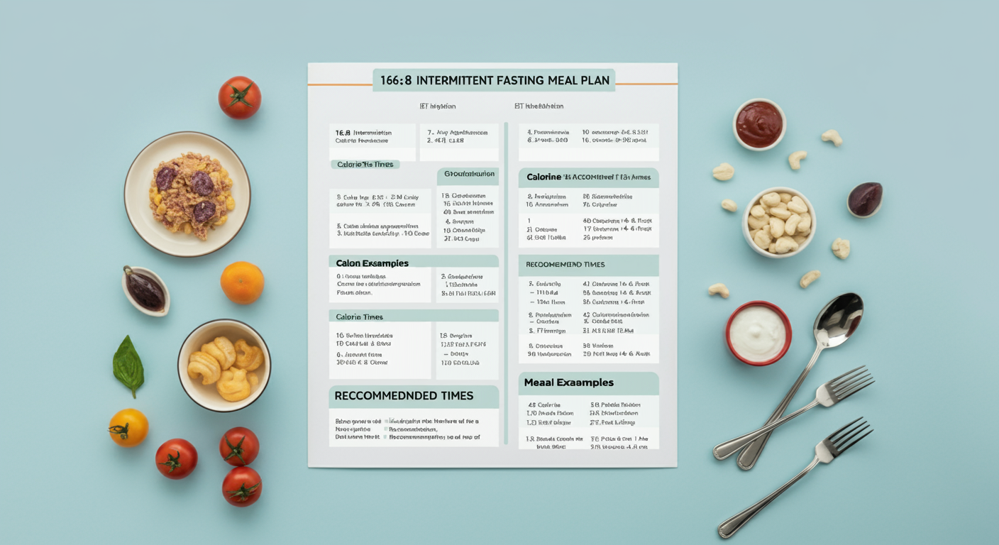 16:8 Intermittent Fasting Meal Plan