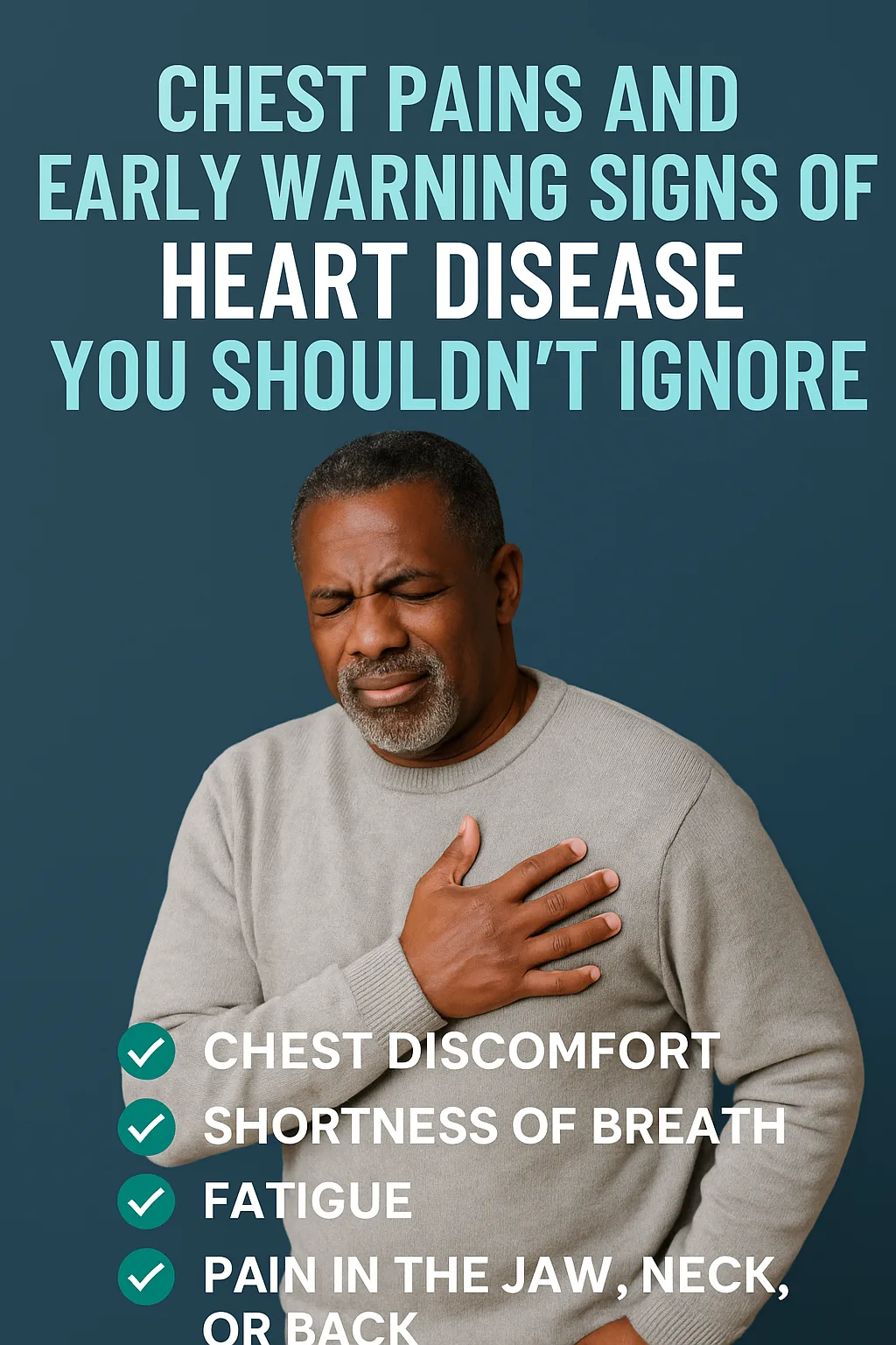early warning signs of heart disease